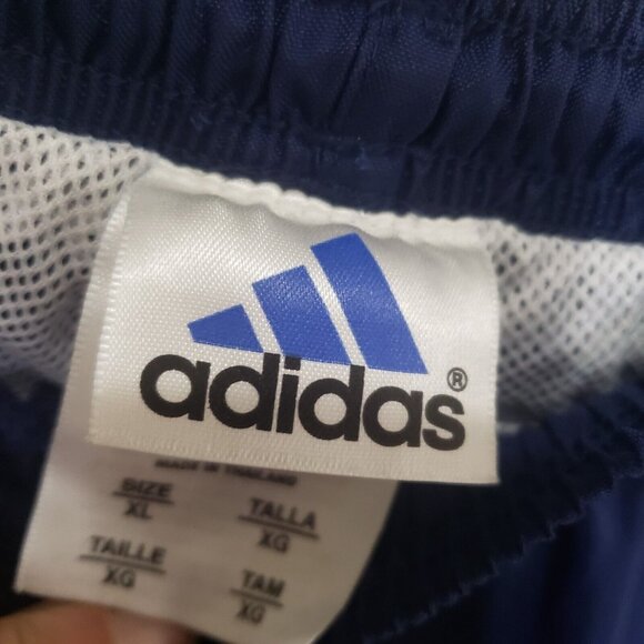 Adidas Pants Mens Extra Large Blue Jogger Track Pants Warm Up Logo Vintage - Picture 4 of 7